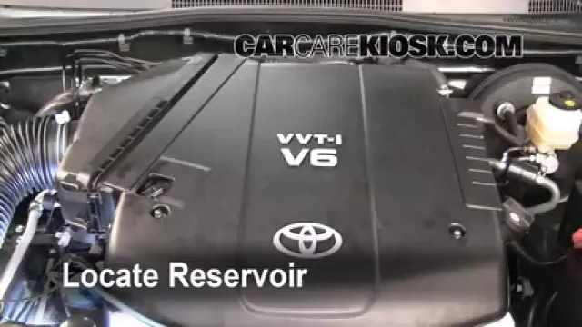 2009 Toyota Tacoma Pre Runner 4.0L V6 Crew Cab Pickup (4 Door) Líquido limpiaparabrisas Agregar líquido